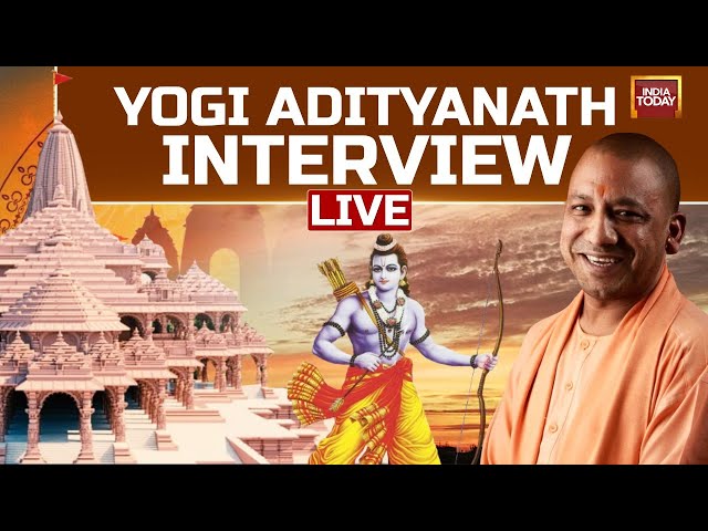 Yogi Adityanath LIVE: Yogi Adityanath EXCLUSIVE Before Ram Mandir Ceremony | India Today LIVE