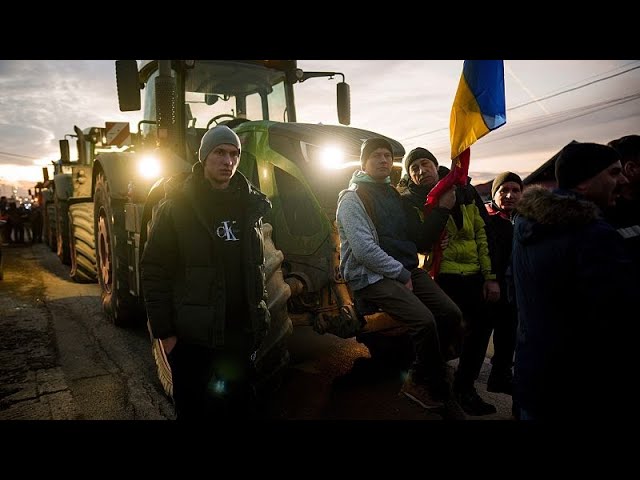 Agricultores y camioneros aumentan las protestas en Rumanía