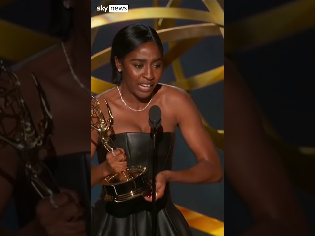 Ayo Edebiri wins the Best Supporting Actress in a  Comedy at the Emmys