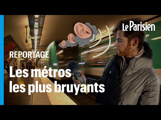 On a mesuré le bruit sur TOUTES les lignes de métro