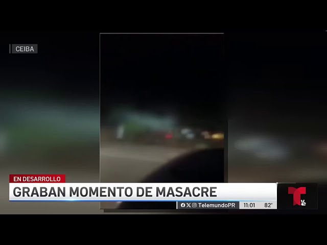 Sicarios se grabaron durante la masacre en Ceiba