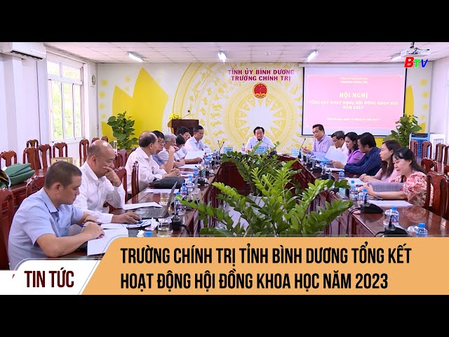 Trường Chính trị tỉnh Bình Dương tổng kết hoạt động Hội đồng khoa học năm 2023