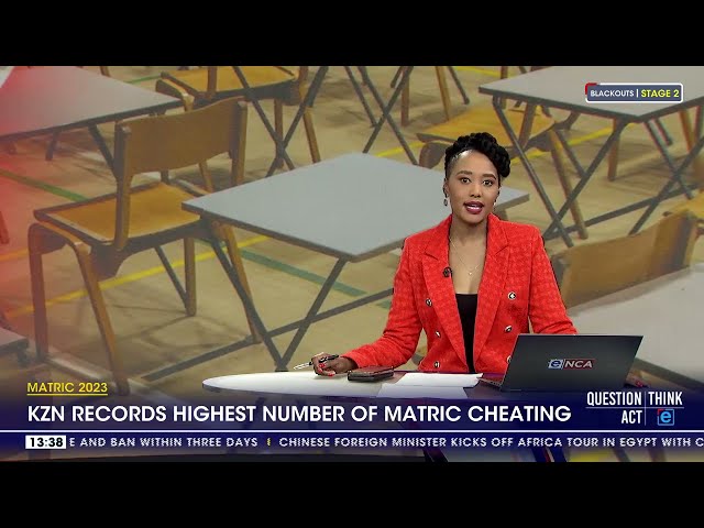 Matric 2023 | DA comments on cheating in KZN