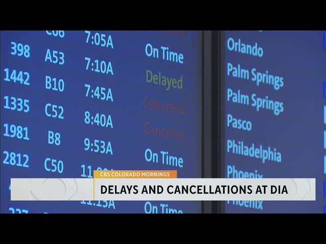 Winter weather still impacting flights at DIA, but warmer temperatures are on the way