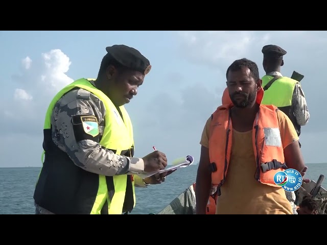 La Garde-Côtes Djiboutienne intercepte une embarcation transportant des marchandises de contrebande.