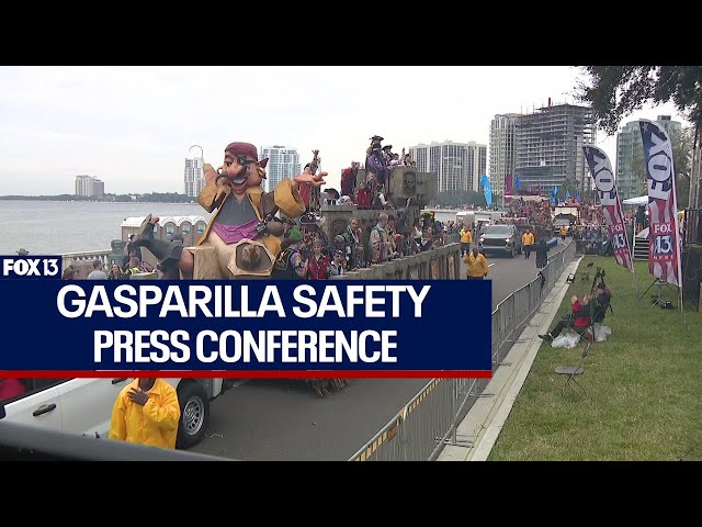 Gasparilla safety press conference