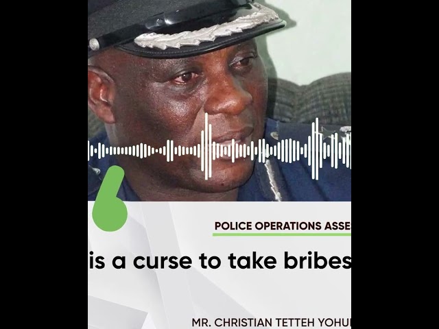 Police operations assessment: Civilians like giving us bribe. - General Constable Sowu #joyaudiocut