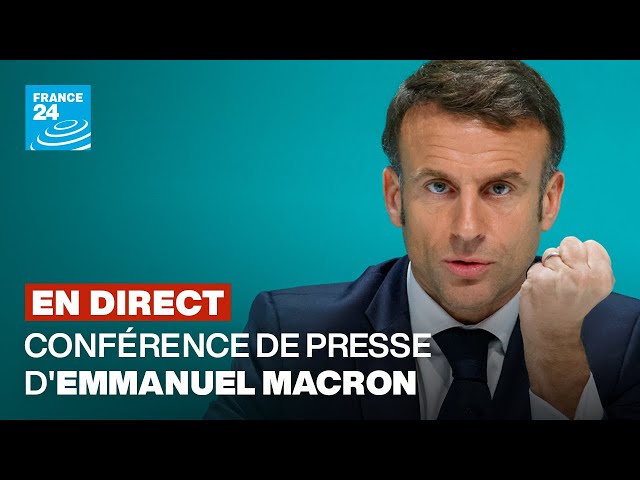  Conférence de presse d'Emmanuel Macron en INTÉGRALITÉ