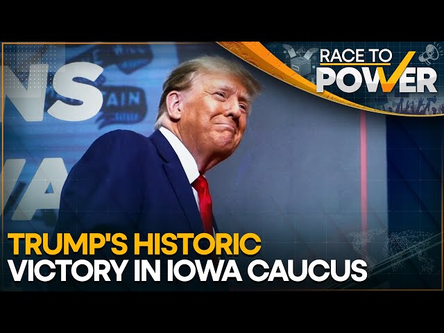 Donald Trump wins Iowa caucus with 51% votes | DeSantis comes second with 21% | Race To power