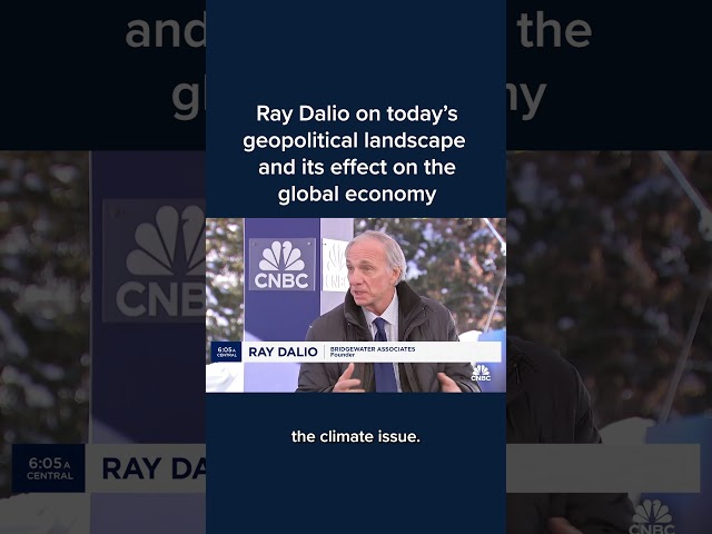 Ray Dalio on today's geopolitical landscape and its effect on the global economy #Shorts