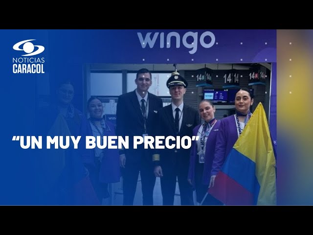 La aerolínea Wingo inauguró la ruta Medellín-Caracas