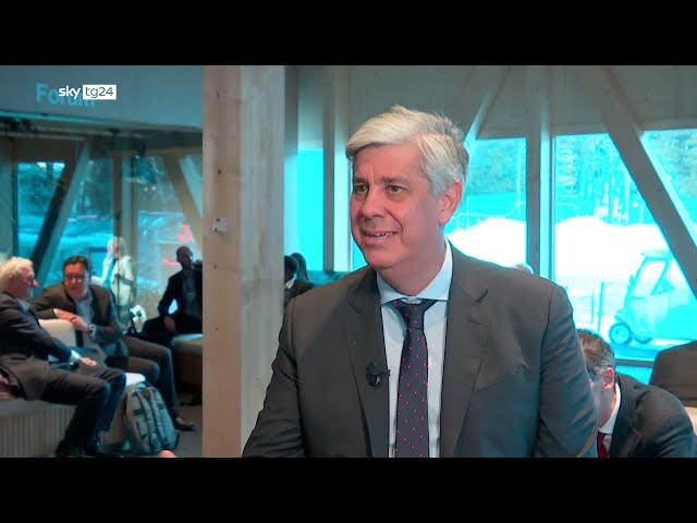 Davos, l'intervista di Sky TG24 a Mario Centeno