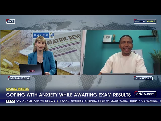 Coping with anxiety while awaiting exam results