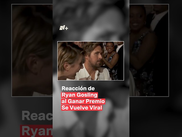 Reacción de Ryan Gosling al ganar premio se vuelve viral - N+ #ryangosling #barbie #nmas