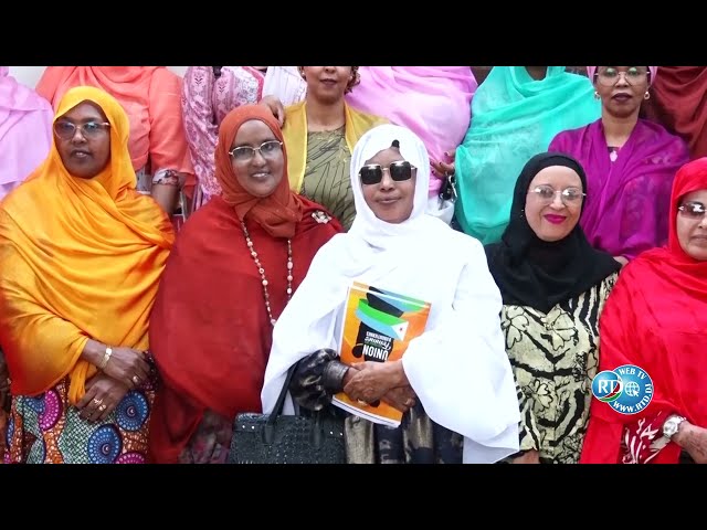 La delegation somalienne se rend au siege de l'union nationale de la femme Djiboutienne.