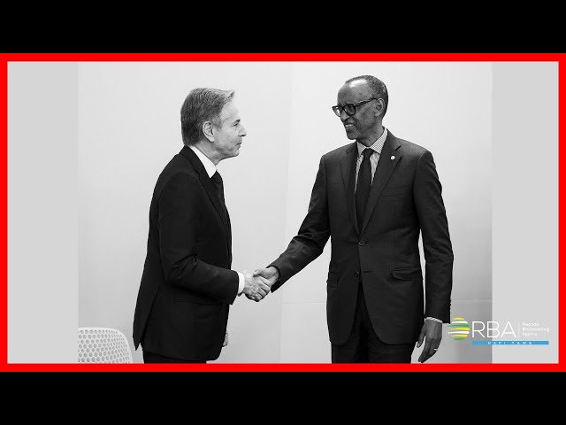 Perezida Kagame yahuye na Antony Blinken Umunyamabanga wa USA ushinzwe Ububanyi n’Amahanga