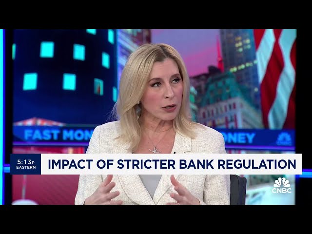 Bridgewater's Rebecca Patterson says stricter capital requirements could put pressure on banks