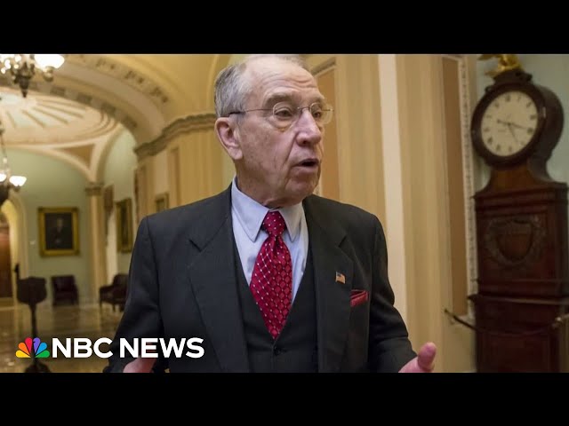 Iowa Sen. Chuck Grassley hospitalized for infection