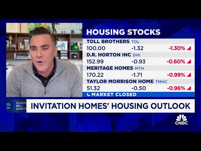 Housing feels 'out of balance' going into 2024, says Invitation Homes CEO Dallas Tanner