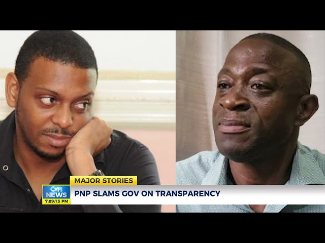 PNP Slams GOJ On Transparency  |CVM NEWS Jan 15, 2023 | CVMTV