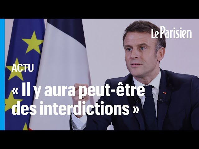 Accès des écrans pour les enfants : Macron veut réguler l’usage et n’exclut pas des « restrictions »