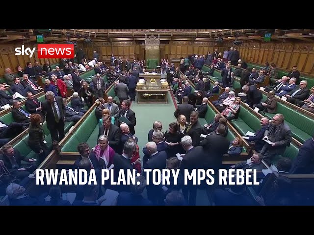 Tory MPs rebel against the Rwanda plan