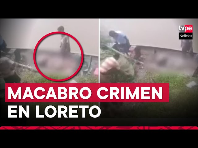 Loreto: desconocidos asesinaron a un padre y torturaron a sus dos menores hijos