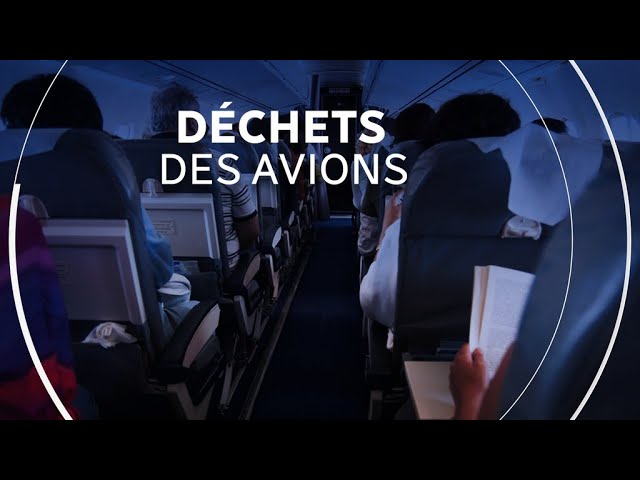 Déchets des avions : des tonnes de produits recyclables jetés