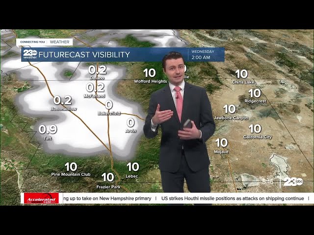 23ABC Evening weather update January 16, 2024