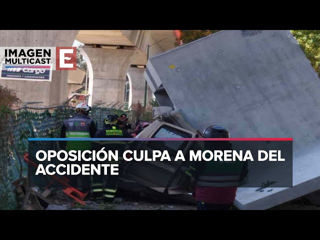 Colapsa estructura del Tren Interurbano México-Toluca