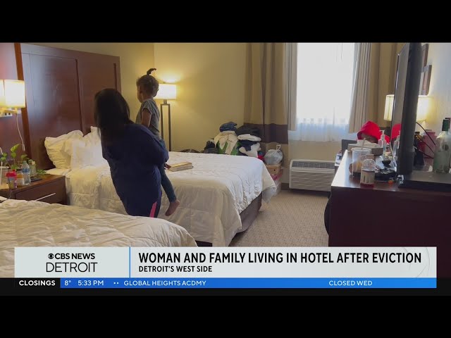 Detroit woman and her family facing homelessness after struggling to afford rent