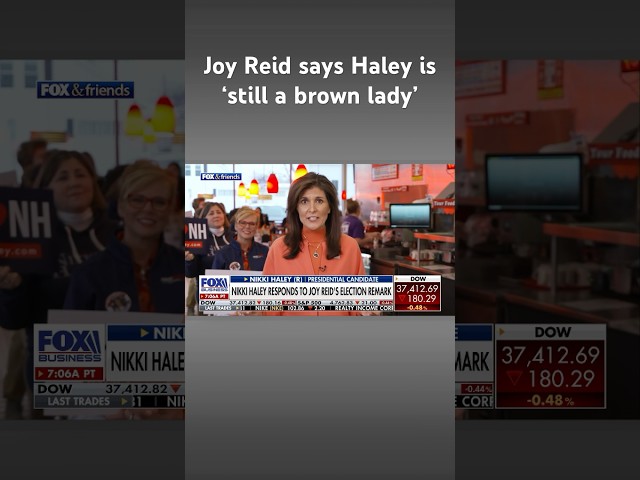 Nikki Haley responds to MSNBC’s Joy Reid’s election racism remark with list of achievements #shorts