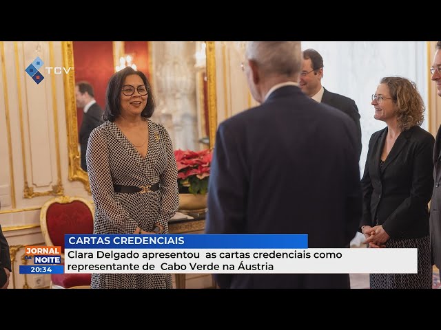 Clara Delgado apresentou  as cartas credenciais como representante de  Cabo Verde na Áustria