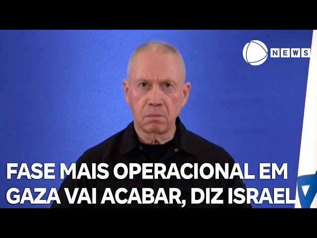 Israel quer encerrar fase intensiva de ofensiva em Gaza