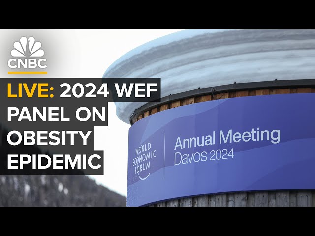 LIVE: The 2024 World Economic Forum in Davos hosts a panel on fighting the obesity epidemic —1/17/24