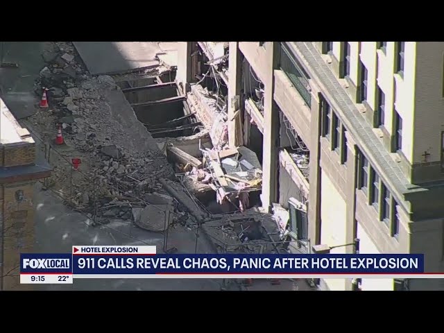 911 calls shed light on terror following Fort Worth hotel explosion