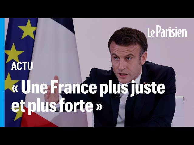 Tenue unique à l’école, congé de naissance, impôts… Ce qu’il faut retenir des annonces de Macron