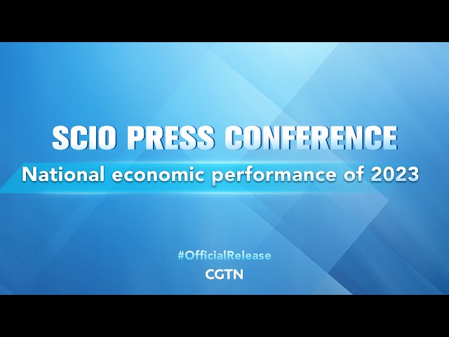 Live: Press conference on national economic performance of 2023