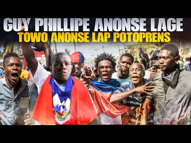 Guy Phillipe Anonse Lagè Nan Pòtoprens Aril Pran Nan Cho