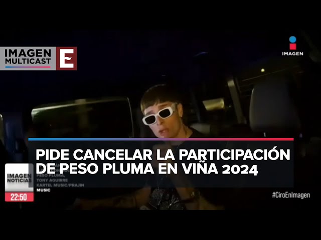 Directorio de TVN pide cancelar participación de Peso Pluma en Festival de Viña 2024