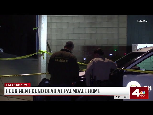 Four found dead in a home in Palmdale