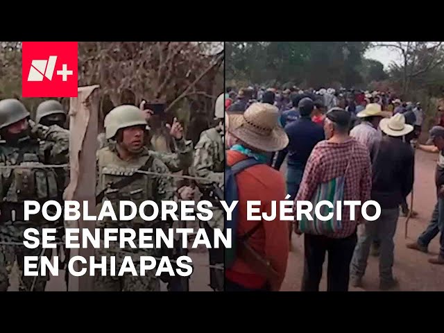 Se enfrentan militares y pobladores de Chicomuselo y La Concordia en Chiapas - En Punto