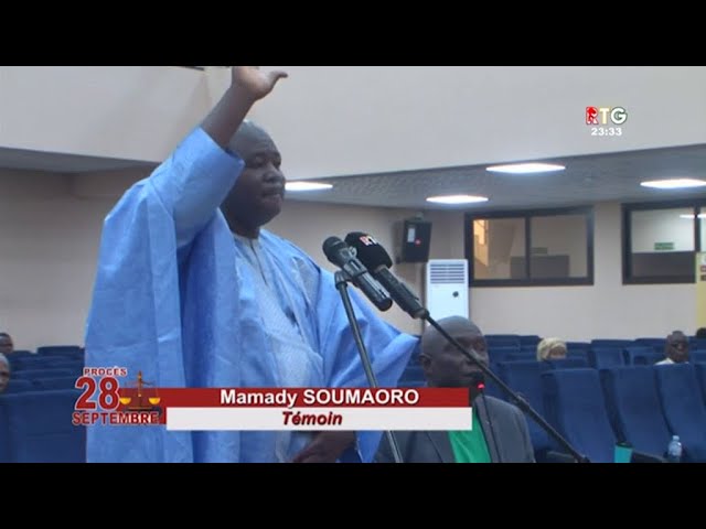 www.guineesud.com: Procès du 28 septembre 2009:  Mamady Soumaoro (témoin) entendu ce 16 janvier 2024