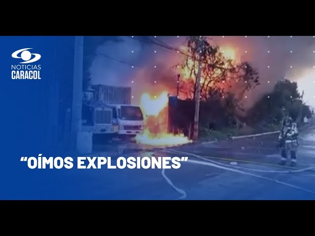 “Los empleados empezaron a gritar”: habló mujer que vivió la emergencia del incendio en Cota