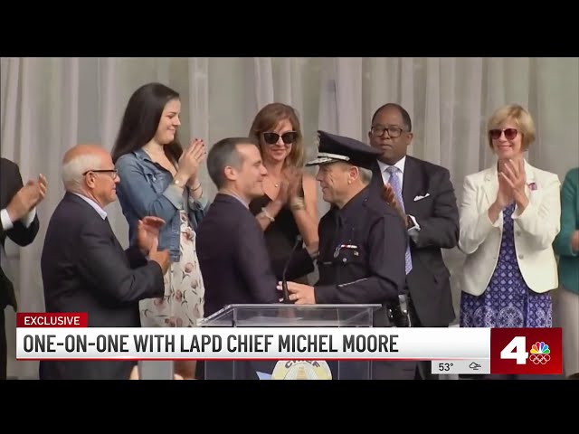 One-on-one with LAPD Chief Michel Moore