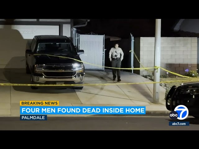 ⁣4 men found unresponsive, pronounced dead at Palmdale home