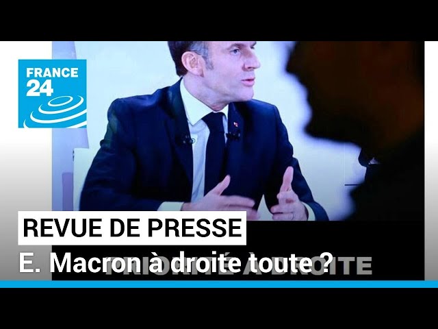 Conférence de presse d'Emmanuel Macron: "à droite toute" • FRANCE 24