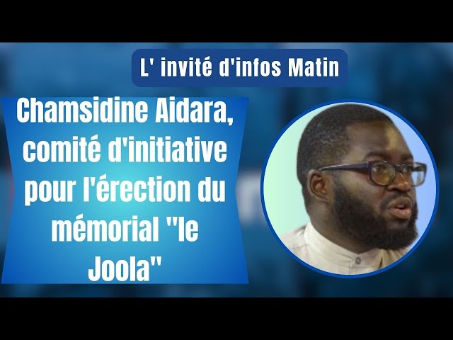 L'invité d'infos matin:Chamsidine Aidara, comité d'initiative pour l'érection du