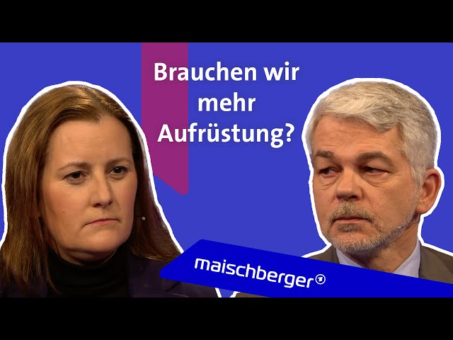 Militärexperte Carlo Masala und Linken-Parteichefin Janine Wissler zum Ukraine-Krieg | maischberger