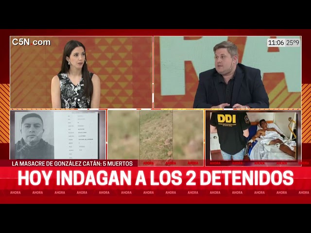 MASACRE en GONZÁLEZ CATÁN: HAY 2 DETENIDOS y 2 PRÓFUGOS